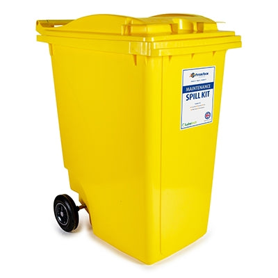 360 Ltr Maintenance Spill Kit - 2 Wheeled Bin | Lekavarnarsett / Uppsogssett