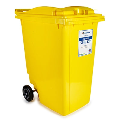 360 Ltr Oil Only Spill Kit - 2 Wheeled Bin | Lekavarnarsett / Uppsogssett
