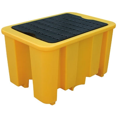 1-Drum Polyethylene Spill Pallet for Chemical Storage