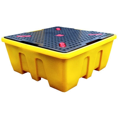 Single IBC Polyethylene Pallet with grating- Stackable | Lekalokun