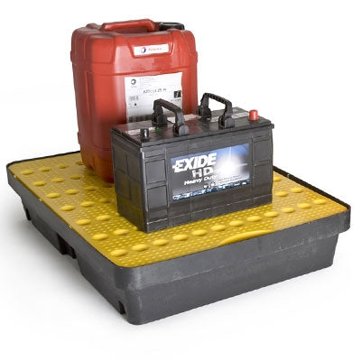 40 Litre Polyethylene Spill Tray complete with grating | Lekalokun