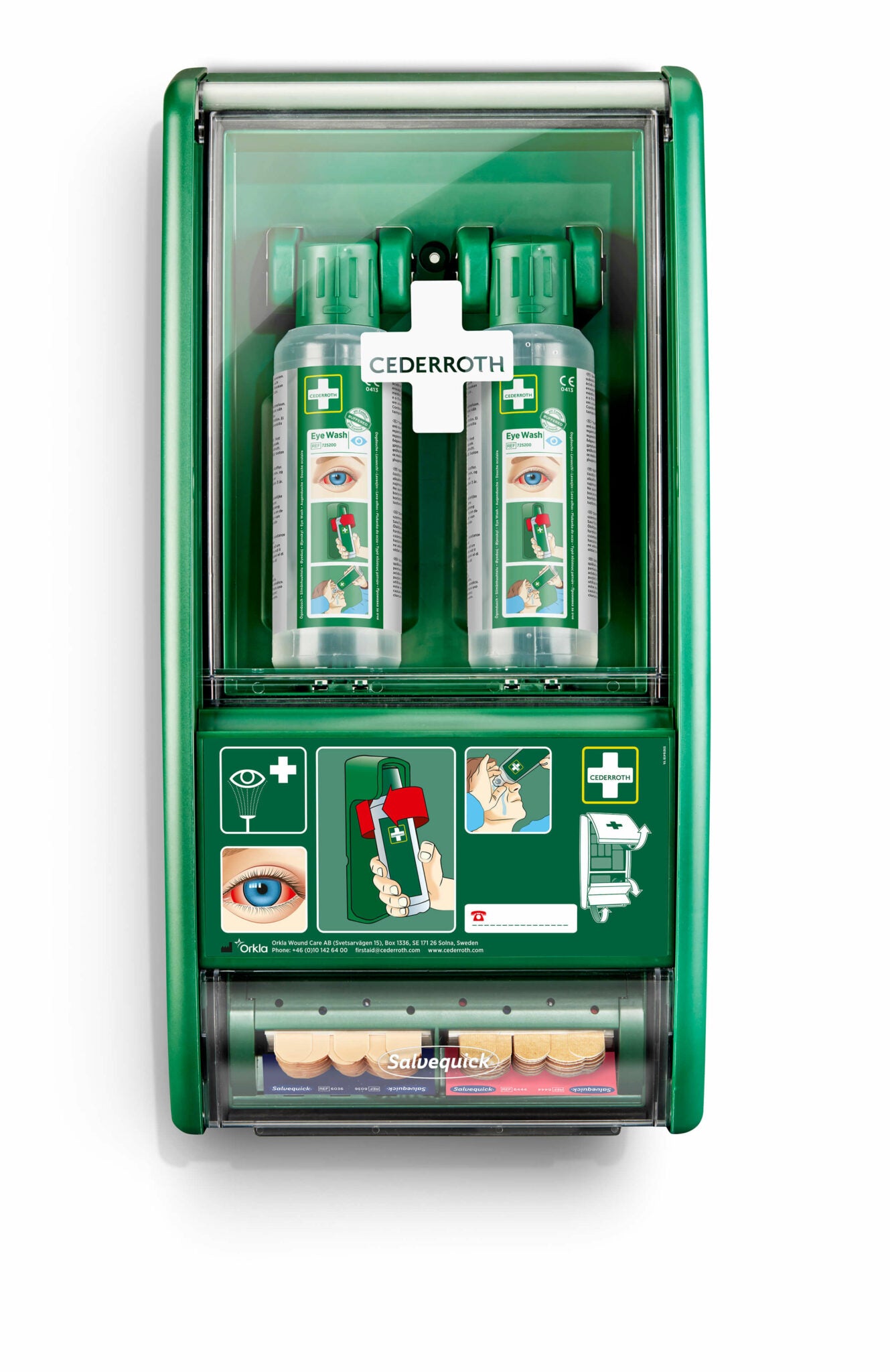 Fyrsta hjálp - Augnskolstöð