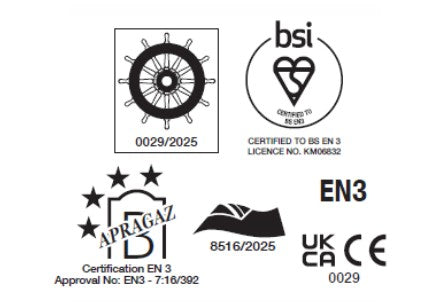 P-50 2kg ABC duftslökkvitæki - 10 ára þjónustufrí slökkvitæki