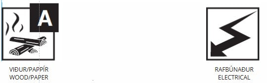 P-50 6L flúorsnautt léttvatns slökkvitæki - 10 ára þjónustufrí slökkvitæki