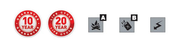 P-50-ECO Svart 6 Lítra Léttvatnsslökkvitæki - 10 ára þjónustufrí slökkvitæki