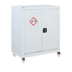 Acid/Alkali Mobile Cupboard - Inc. 1 Shelf - (h) 1040mm | Efnavöruskápar