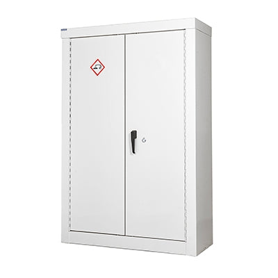 Acid/Alkali Security Cupboard - Inc. 3 Shelves - (h) 1800mm | Efnavöruskápar