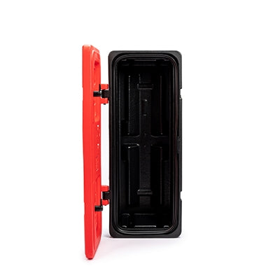 Fire extinguisher break-glass box 700 x 300 x 255mm | Efnavörgeymslur Stærri/úr stáli