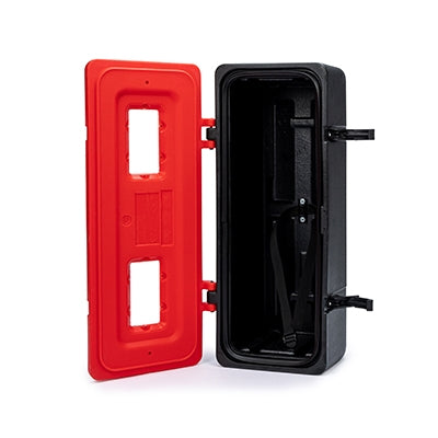 Fire extinguisher box front loader 700 x 320 x 255mm | Efnavörgeymslur Stærri/úr stáli