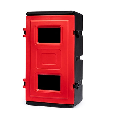 Fire extinguisher box front loader 730 x 435 x 290mm | Efnavörgeymslur Stærri/úr stáli