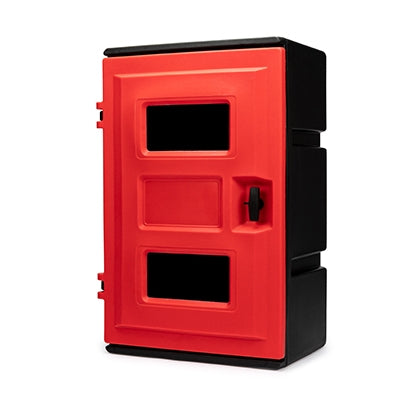 Fire extinguisher box front loader 850 x 565 x 375mm | Efnavörgeymslur Stærri/úr stáli