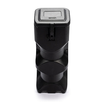 Fire extinguisher box top loader 640 x 250 x 270mm Black | Efnavörgeymslur Stærri/úr stáli