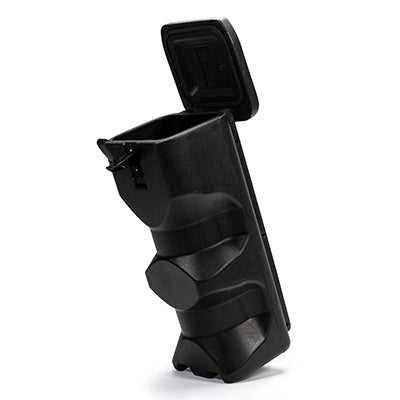 Fire extinguisher box top loader 640 x 250 x 270mm Black | Skápar og standar fyrir slökkvitæki