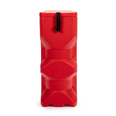 Fire extinguisher box top loader 640 x 250 x 270mm Red | Efnavörgeymslur Stærri/úr stáli