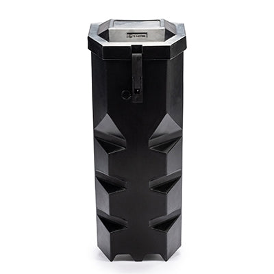 Fire extinguisher box top loader 650 x 265 x 300mm Black | Skápar og standar fyrir slökkvitæki