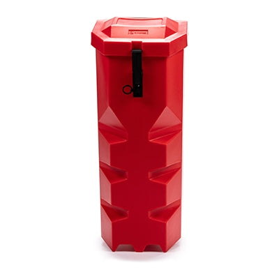Fire extinguisher box top loader 650 x 265 x 300mm Red | Skápar og standar fyrir slökkvitæki