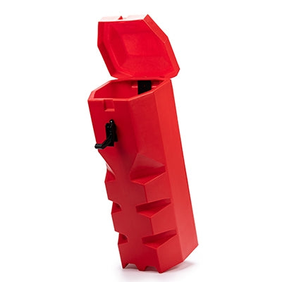 Fire extinguisher box top loader 650 x 265 x 300mm Red | Skápar og standar fyrir slökkvitæki