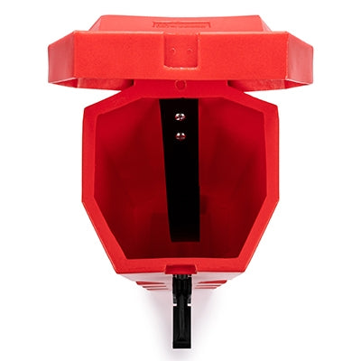 Fire extinguisher box top loader 650 x 265 x 300mm Red | Efnavörgeymslur Stærri/úr stáli