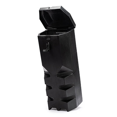 Fire extinguisher box top loader 750 x 310 x 320mm Black | Skápar og standar fyrir slökkvitæki