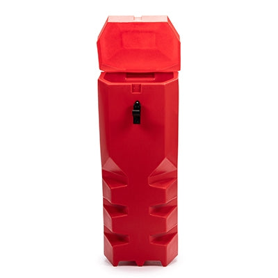 Fire extinguisher box top loader 750 x 310 x 320mm Red | Skápar og standar fyrir slökkvitæki