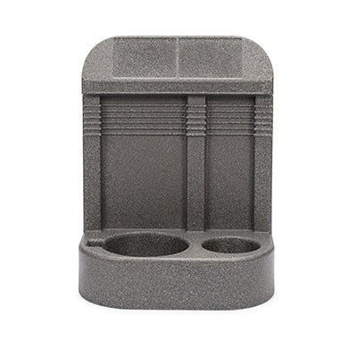 Fire extinguisher stand double 620 x 480 x 270mm Grey | Efnavörgeymslur Stærri/úr stáli