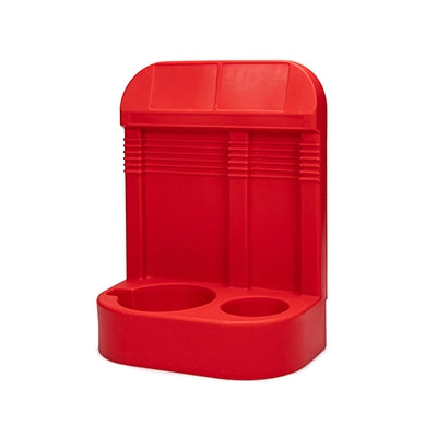 Fire extinguisher stand double 620 x 480 x 270mm Red | Skápar og standar fyrir slökkvitæki