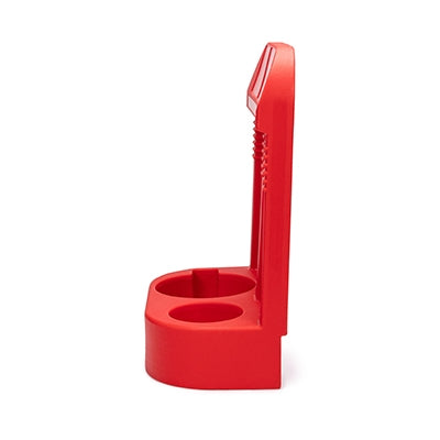 Fire extinguisher stand double 620 x 480 x 270mm Red | Skápar og standar fyrir slökkvitæki