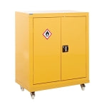 Hazardous Mobile Cupboard - Inc. 1 Shelf - (h) 1040mm | Efnavöruskápar