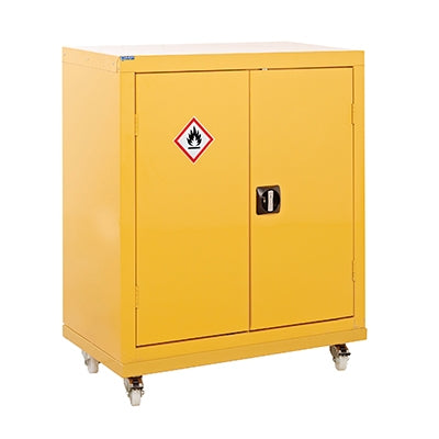 Hazardous Mobile Cupboard - Inc. 1 Shelf - (h) 1040mm | Efnavöruskápar