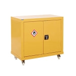 Hazardous Mobile Cupboard - Inc. 1 Shelf - (h) 840 x (w) 900 | Efnavöruskápar