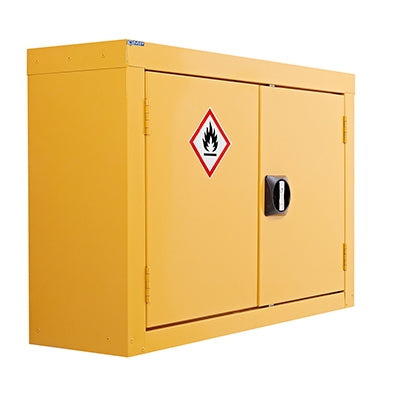 Hazardous Wall Mounted Cupboard- Inc. 1 Shelf - (h) 570mm | Efnavöruskápar