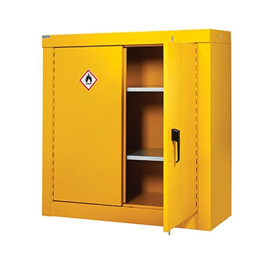 Hazardous Security Cupboard - Inc. 2 Shelves - (h) 1200mm | Efnavöruskápar