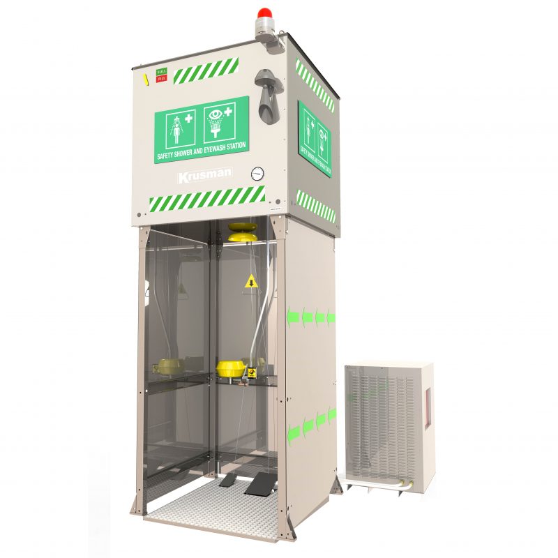 Tank shower 7011 with Explosion proof chiller