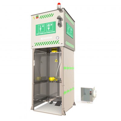 Tank shower 7011 with Explosion proof chiller