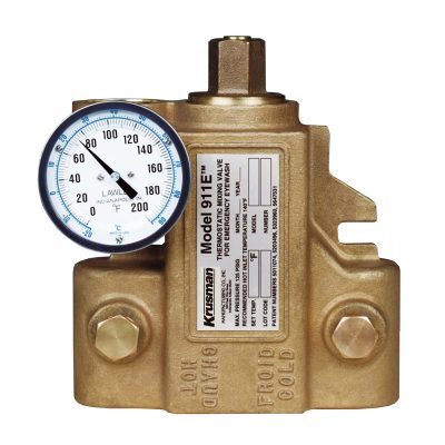 Mixing valve 3890 for eyewashes 30L/min