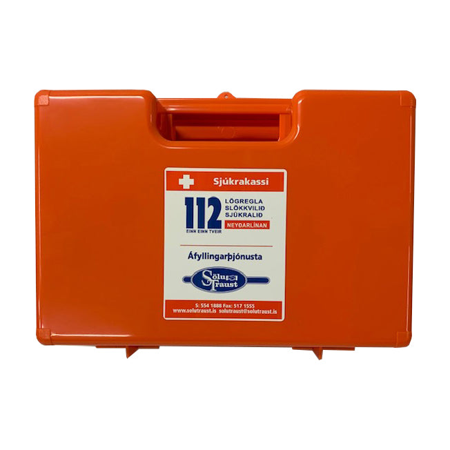 Sjúkrakassi - L - MEÐ ÁFYLLINGU