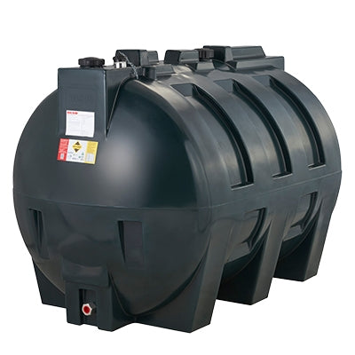 Horizonal 1900ltr single skin oil storage tank | Efnavörutankar og tunnur