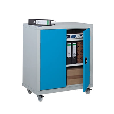 Workplace Mobile Cupboard - Inc. 2 Shelves - (h) 1040mm | Efnavöruskápar