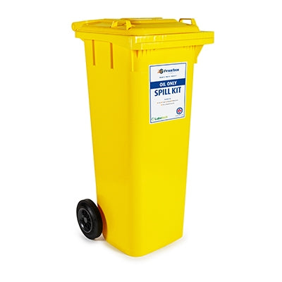 120L Oil-Only Spill Kit with 2-Wheel Mobile Bin