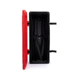 Fire extinguisher box front loader 700 x 320 x 255mm | Efnavörgeymslur Stærri/úr stáli