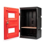 Fire extinguisher box front loader 850 x 565 x 375mm | Efnavörgeymslur Stærri/úr stáli