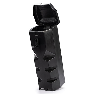 Fire extinguisher box top loader 650 x 265 x 300mm Black | Efnavörgeymslur Stærri/úr stáli