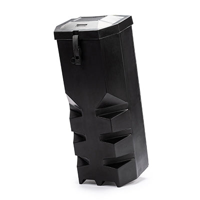 Fire extinguisher box top loader 750 x 310 x 320mm Black | Efnavörgeymslur Stærri/úr stáli