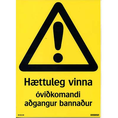 Hættuleg vinna A4