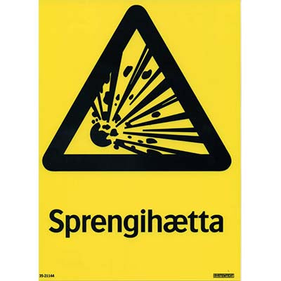 Sprengihætta 210x297